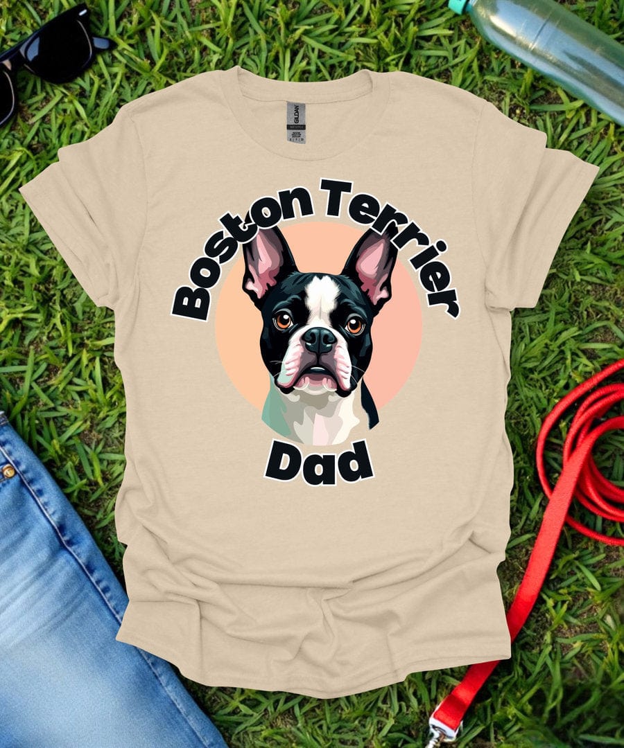 Boston Terrier Dad T-Shirt