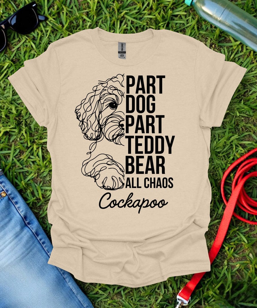 Part Dog Part Teddy Bear Cockapoo T-Shirt