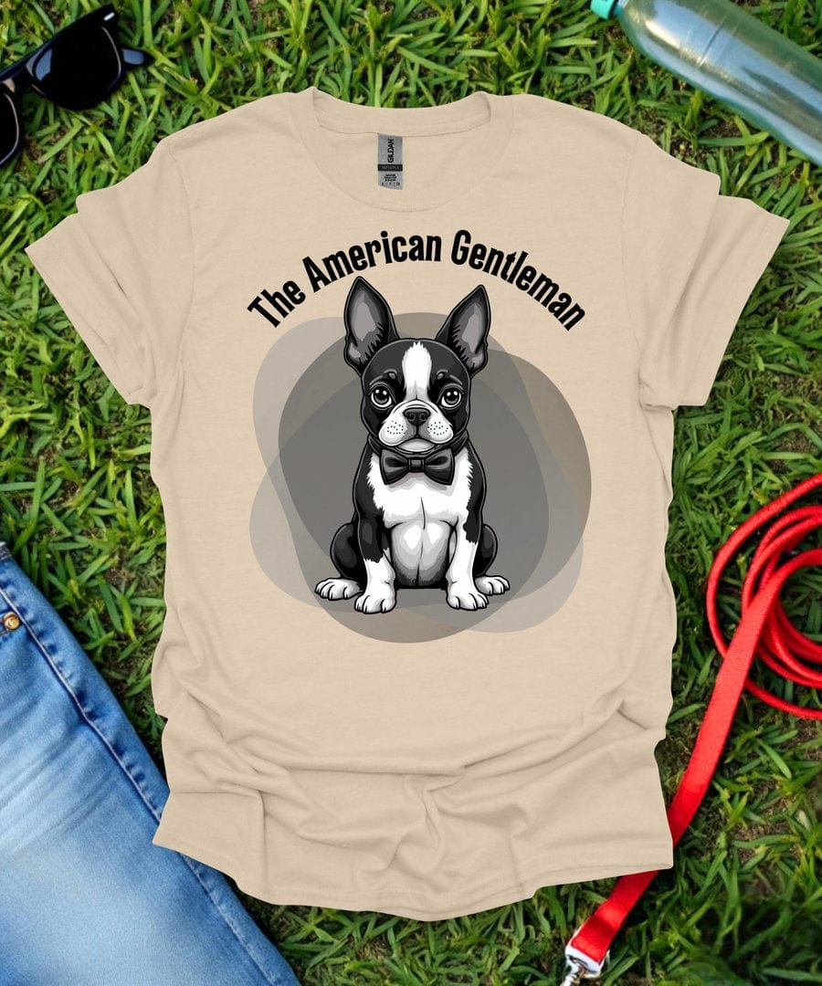 American Gentleman Boston Terrier T-Shirt