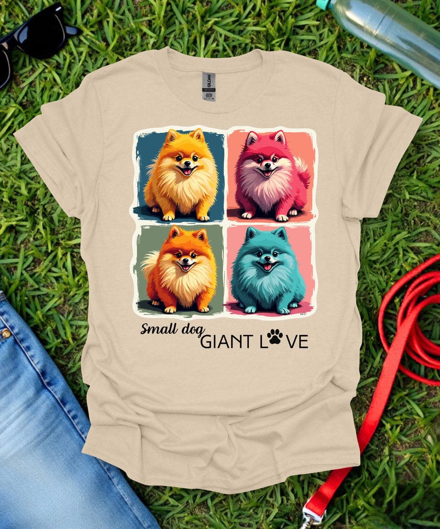 Giant Love Pomeranian T-Shirt