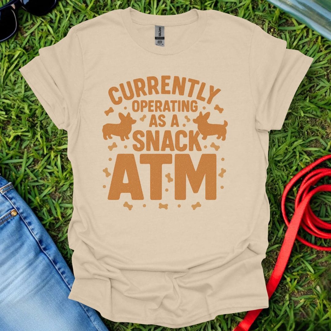 Corgi Snack ATM T-Shirt