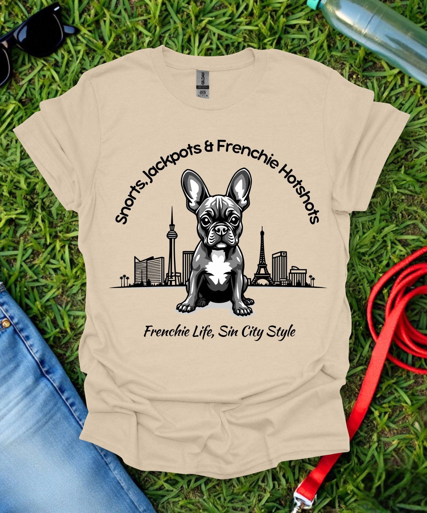 Frenchie in Las Vegas T-Shirt