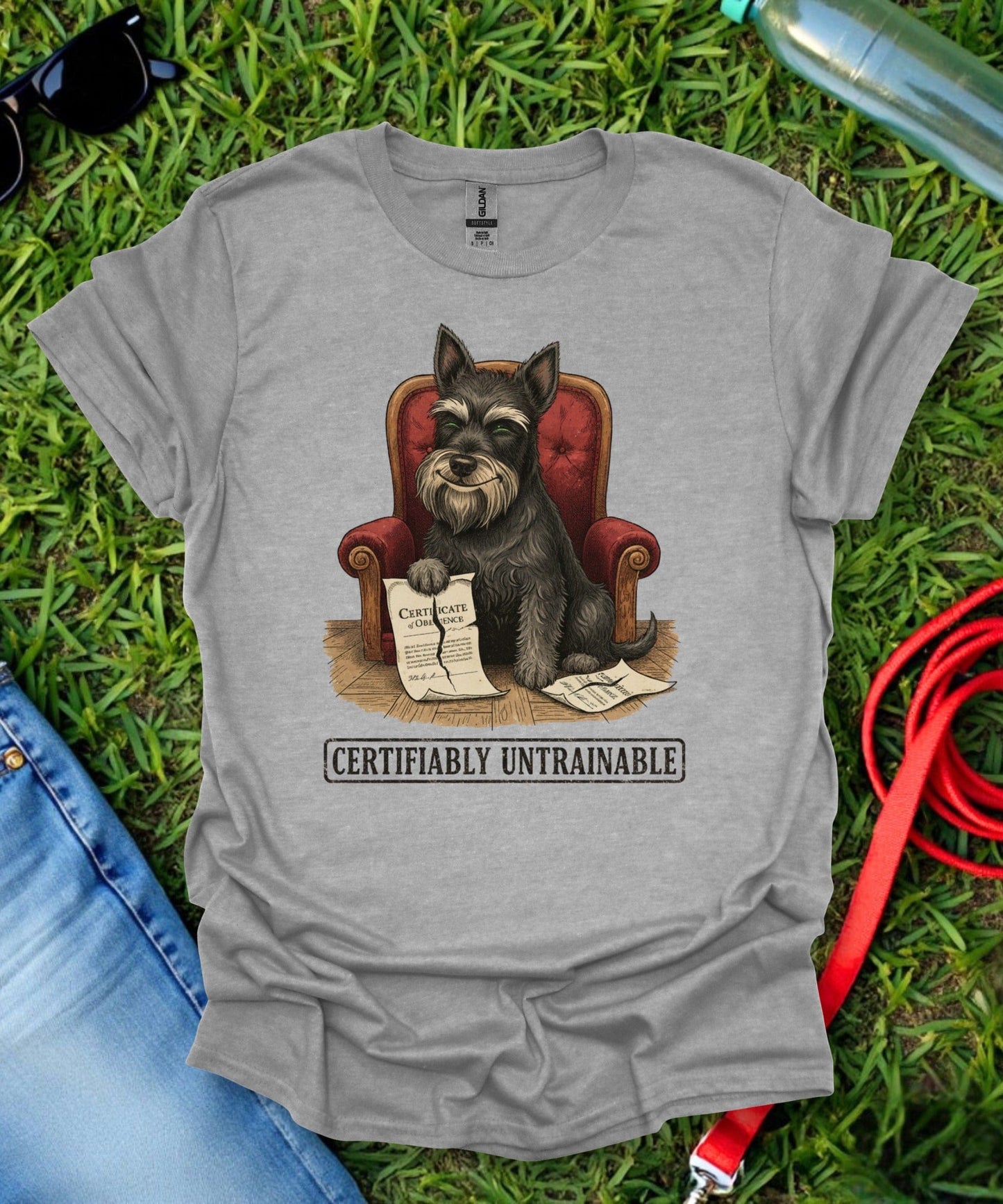 Certifiably Schnauzer T-Shirt