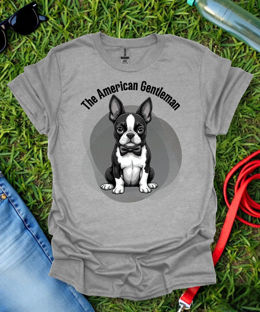 American Gentleman Boston Terrier T-Shirt