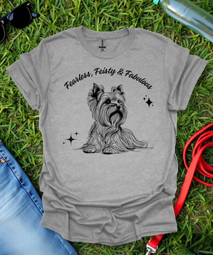 Fearless, Feisty & Fabulous Yorkie T-Shirt