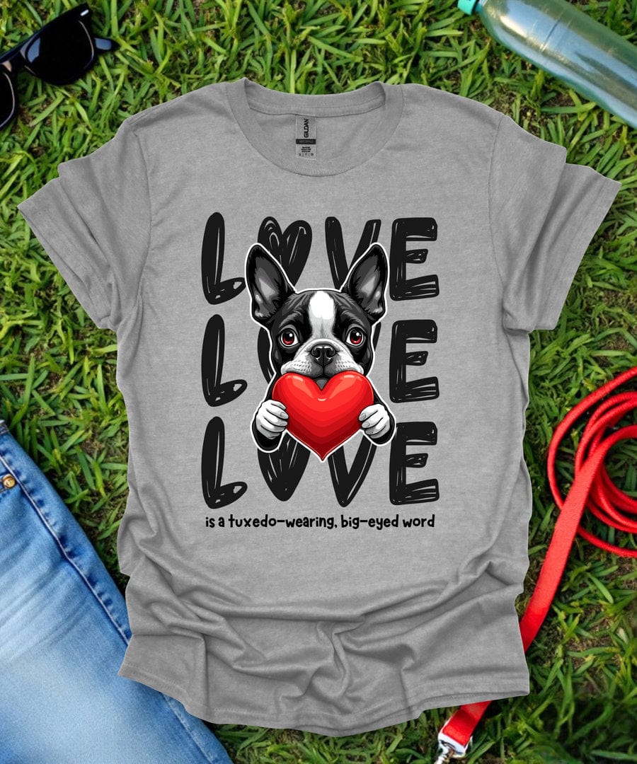 Boston Terrier Love T-Shirt