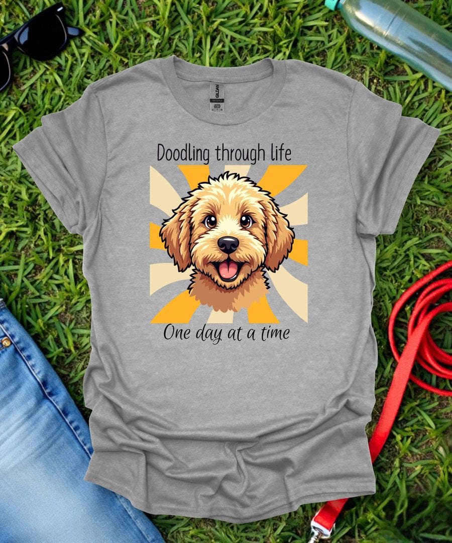 Doodling Through Life Goldendoodle T-Shirt