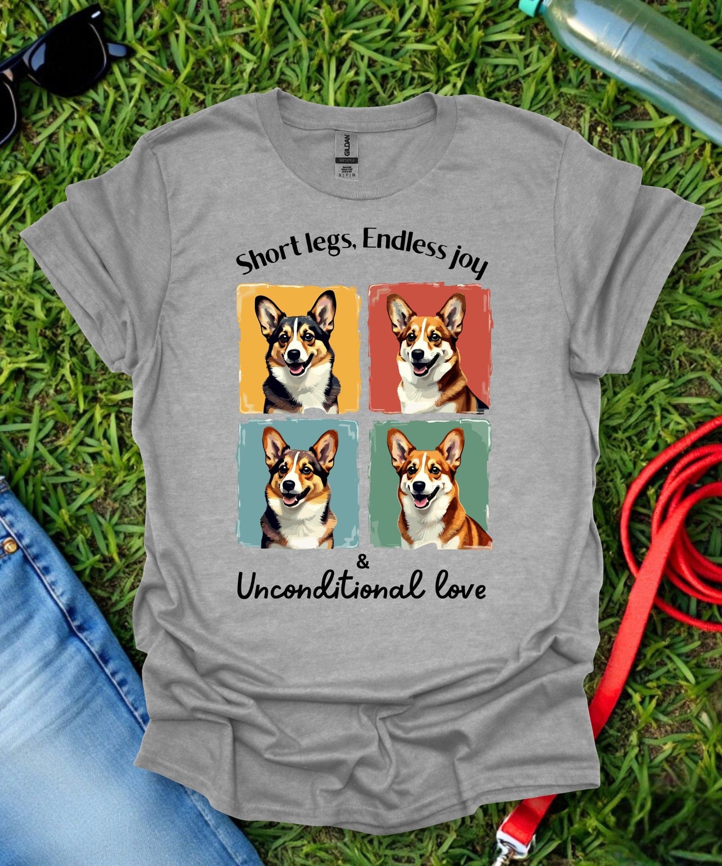 Short Legs, Endless Joy Corgi T-Shirt