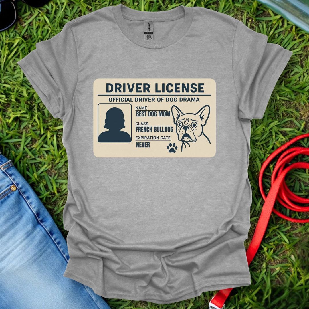 Frenchie License T-Shirt