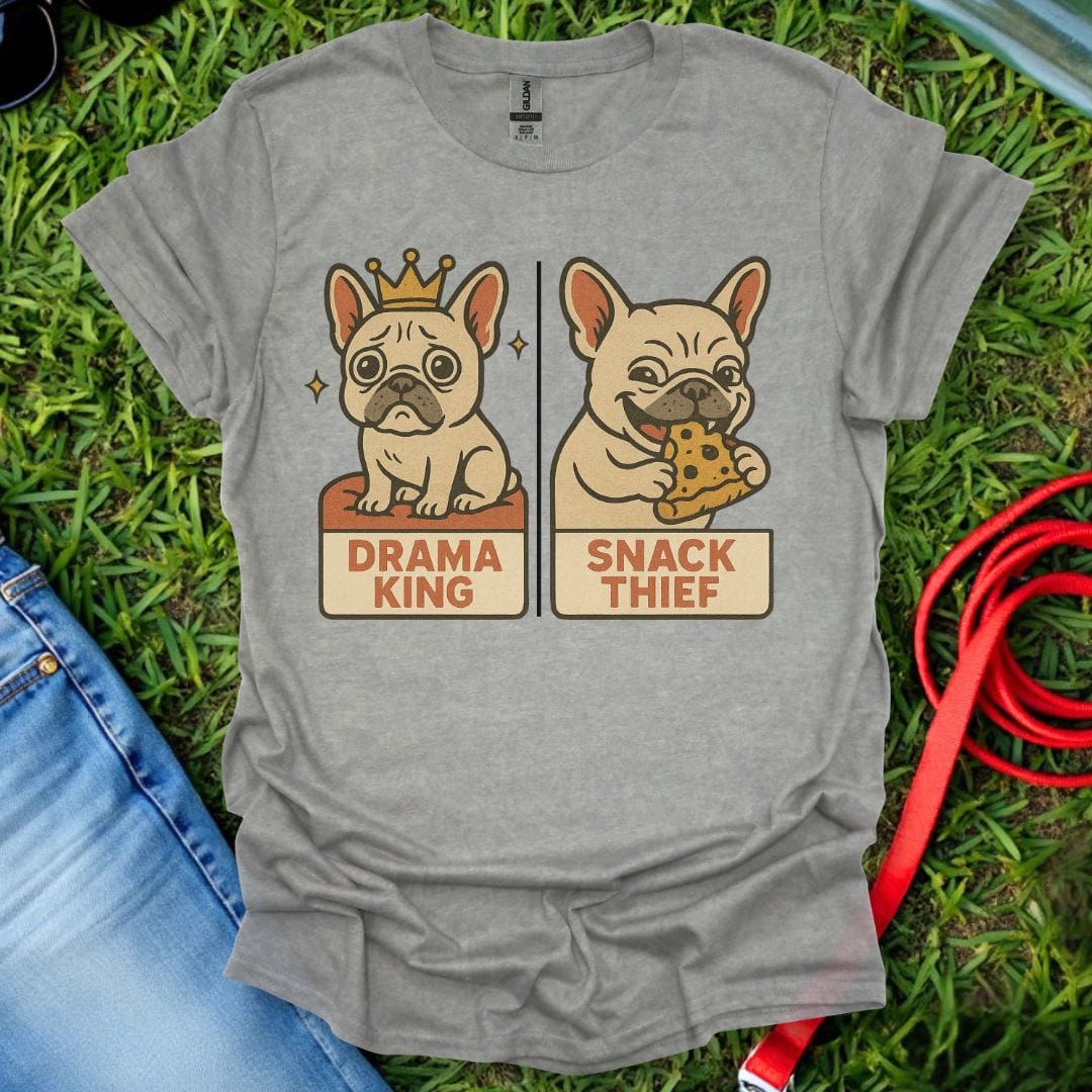 Frenchie Drama King T-Shirt