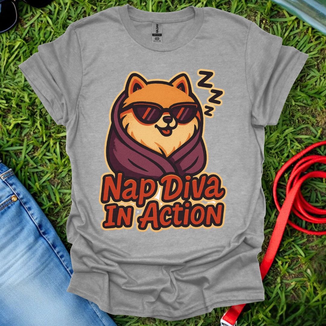 Pomeranian Nap Diva T-Shirt