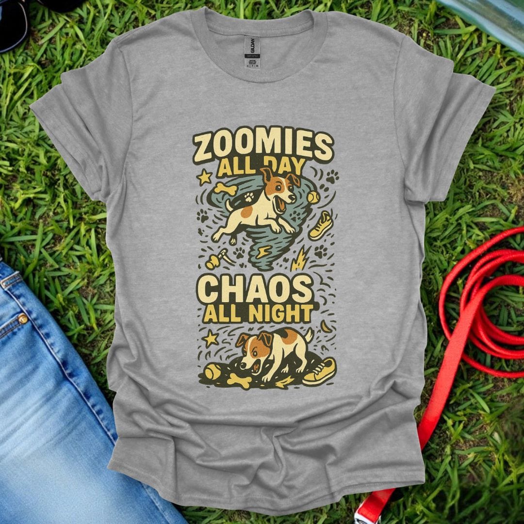 Jack Russell Zoomies All Day T-Shirt