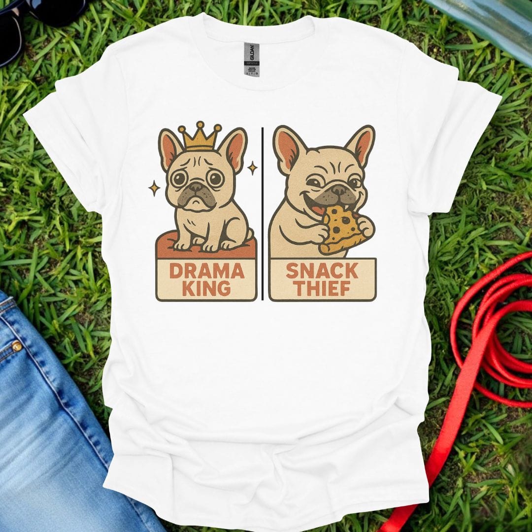 Frenchie Drama King T-Shirt