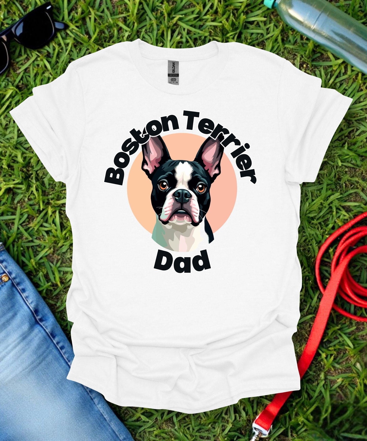 Boston Terrier Dad T-Shirt