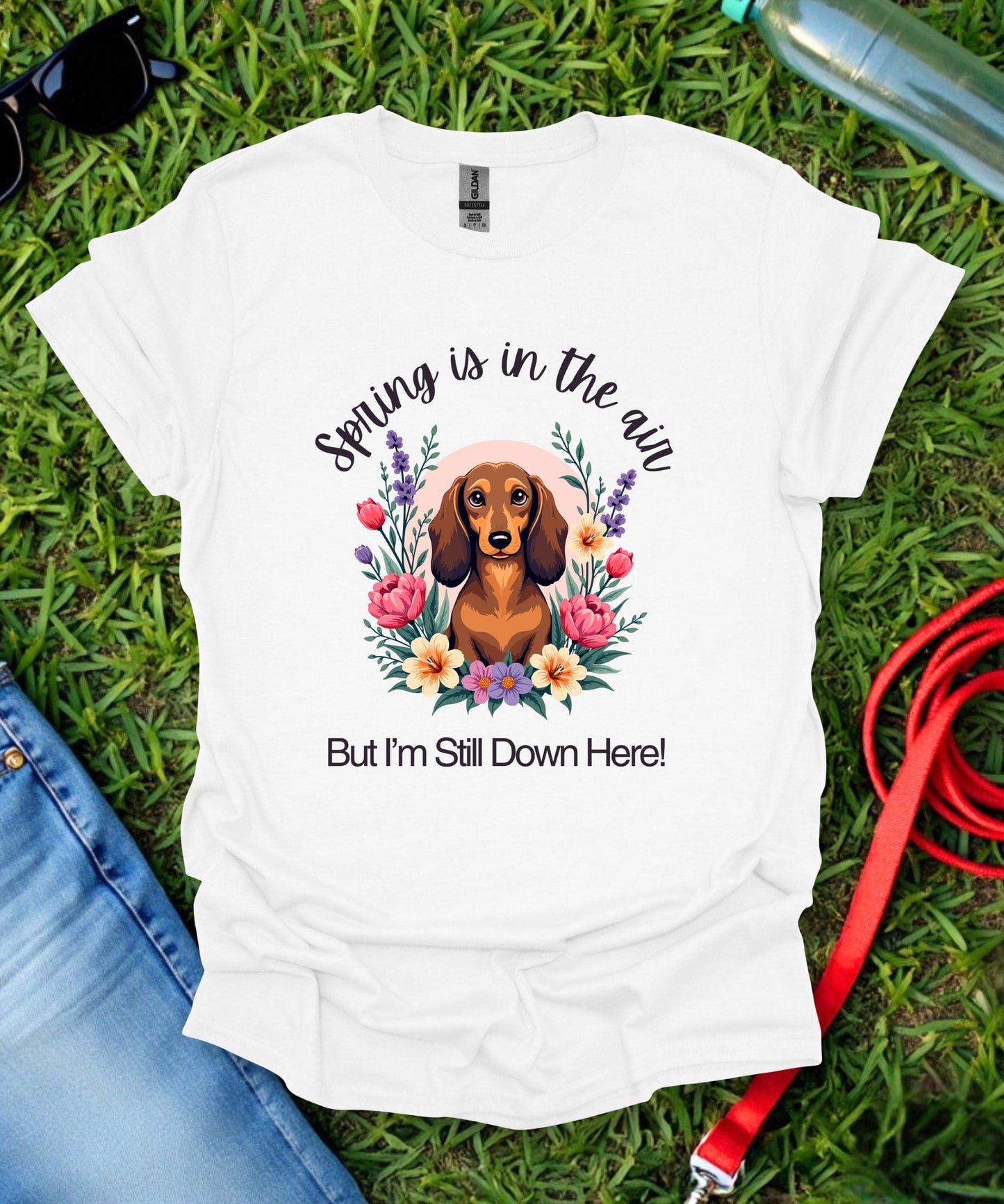 Dachshund (Long haired) Springtime T-Shirt