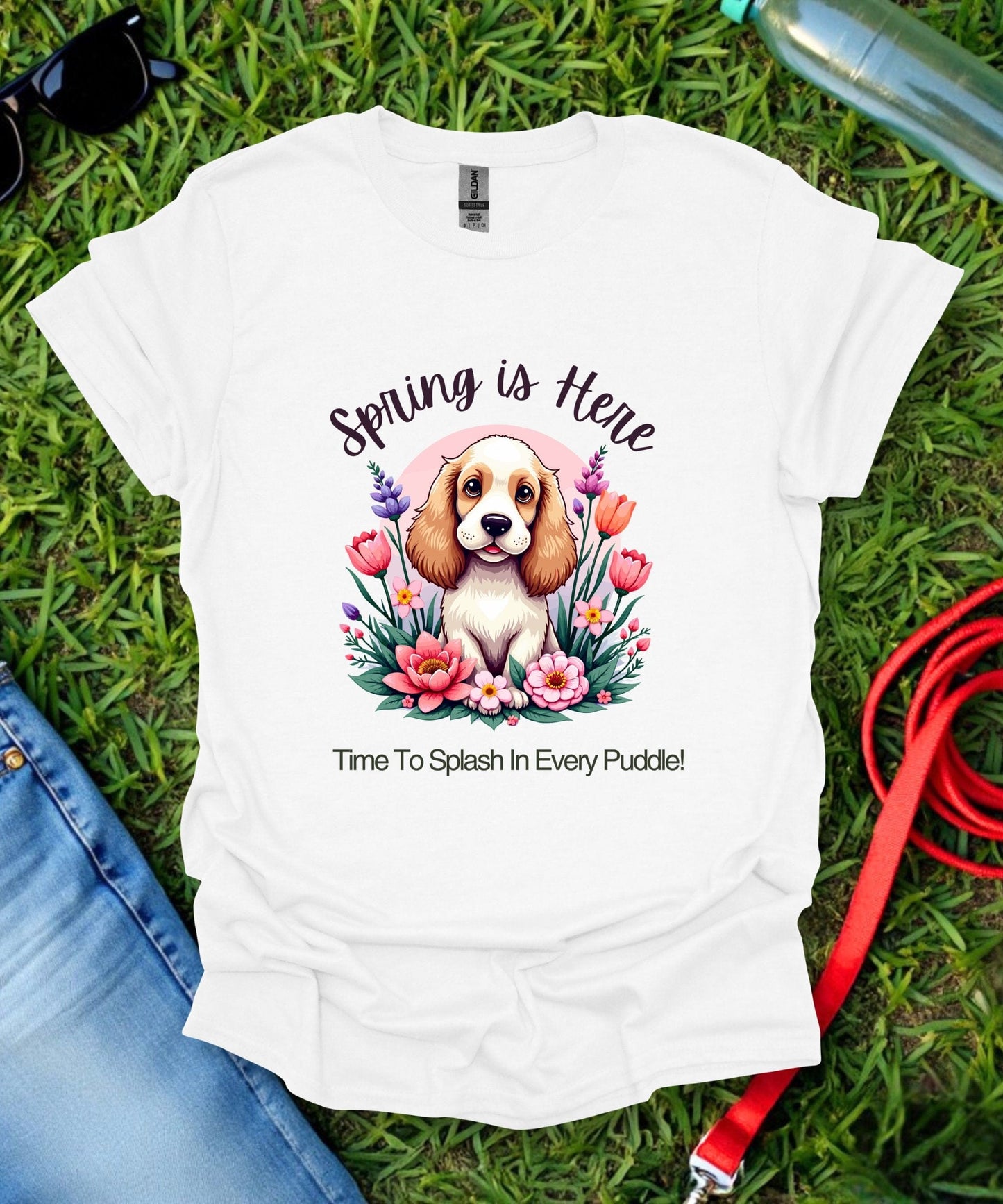 Spaniel Springtime T-Shirt