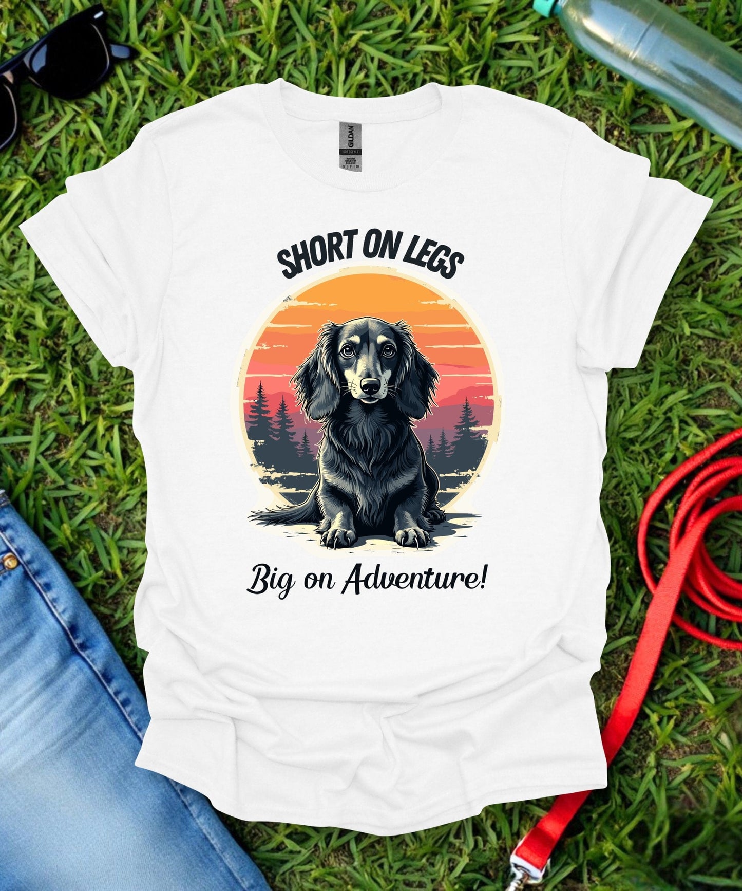 Adventure Dachshund (Long haired) T-Shirt