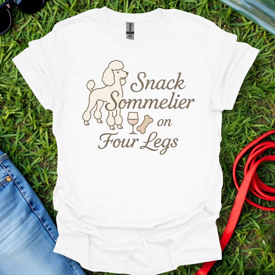 Poodle Snack Sommelier T-Shirt
