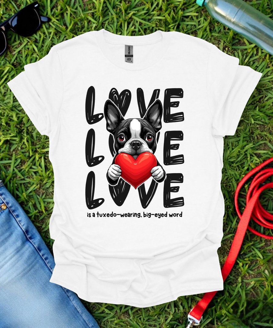 Boston Terrier Love T-Shirt
