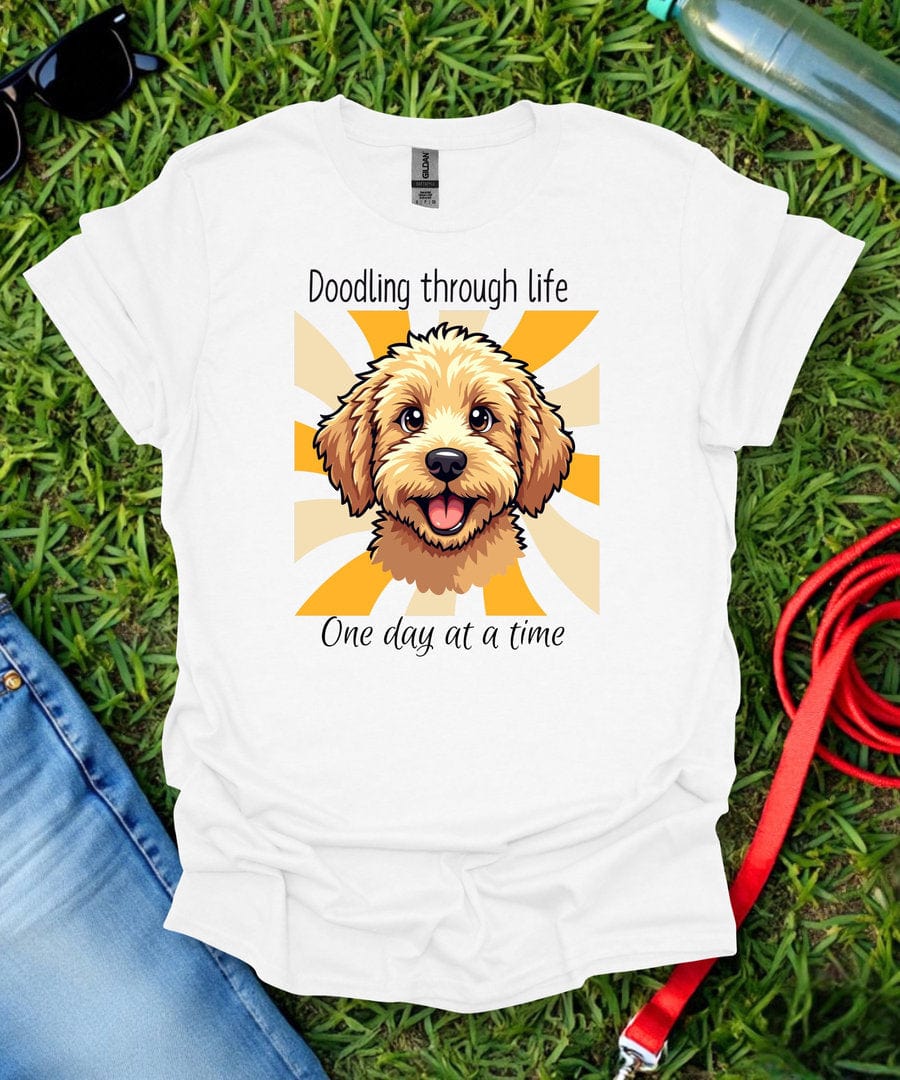 Doodling Through Life Goldendoodle T-Shirt