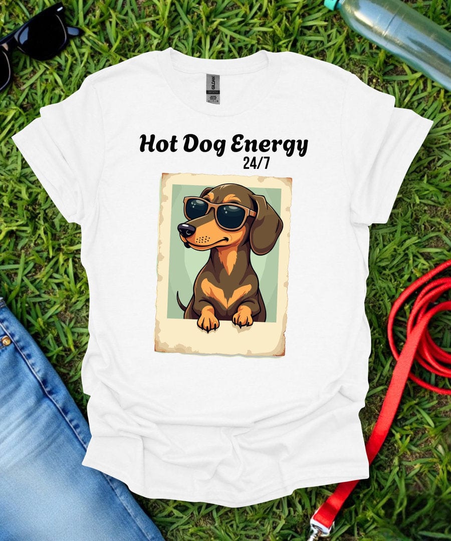 Hot Dog Energy Dachshund T-Shirt