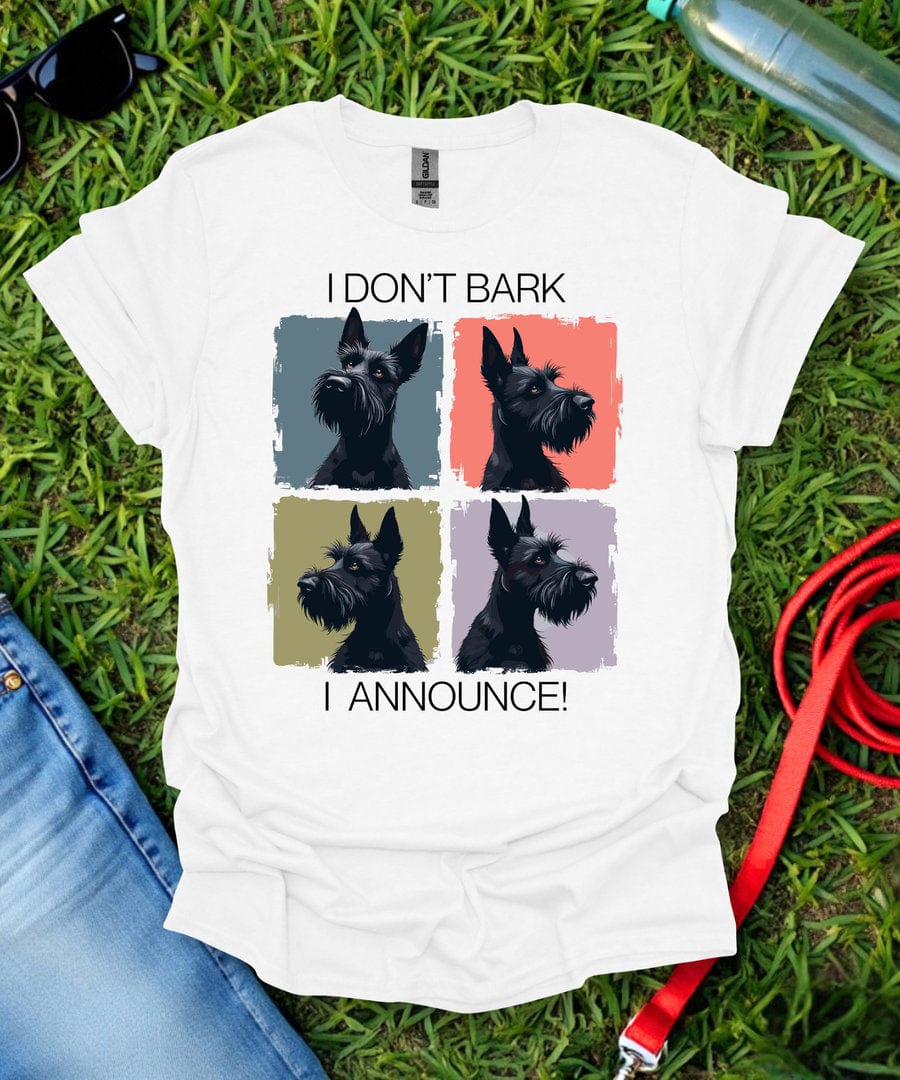 I Don't Bark Scottish Terrier T-Shirt