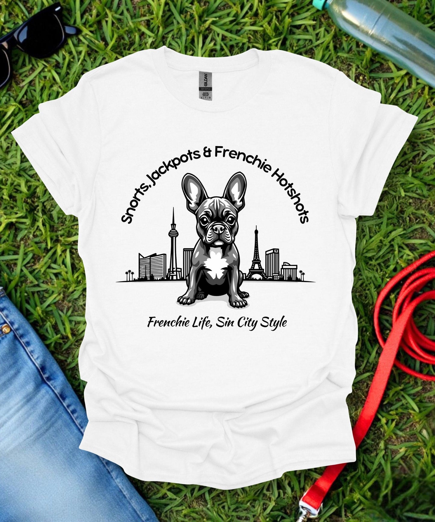Frenchie in Las Vegas T-Shirt