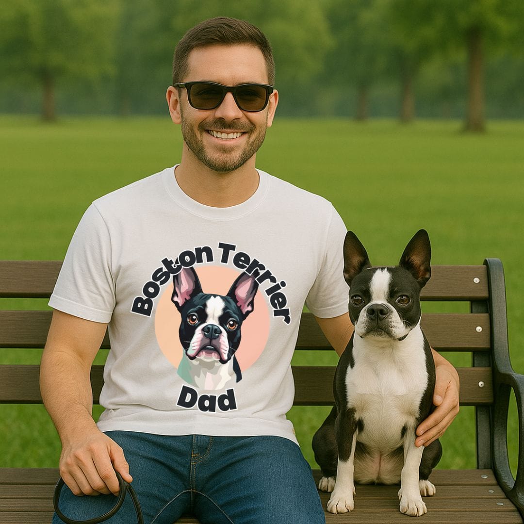 Boston Terrier Dad T-Shirt