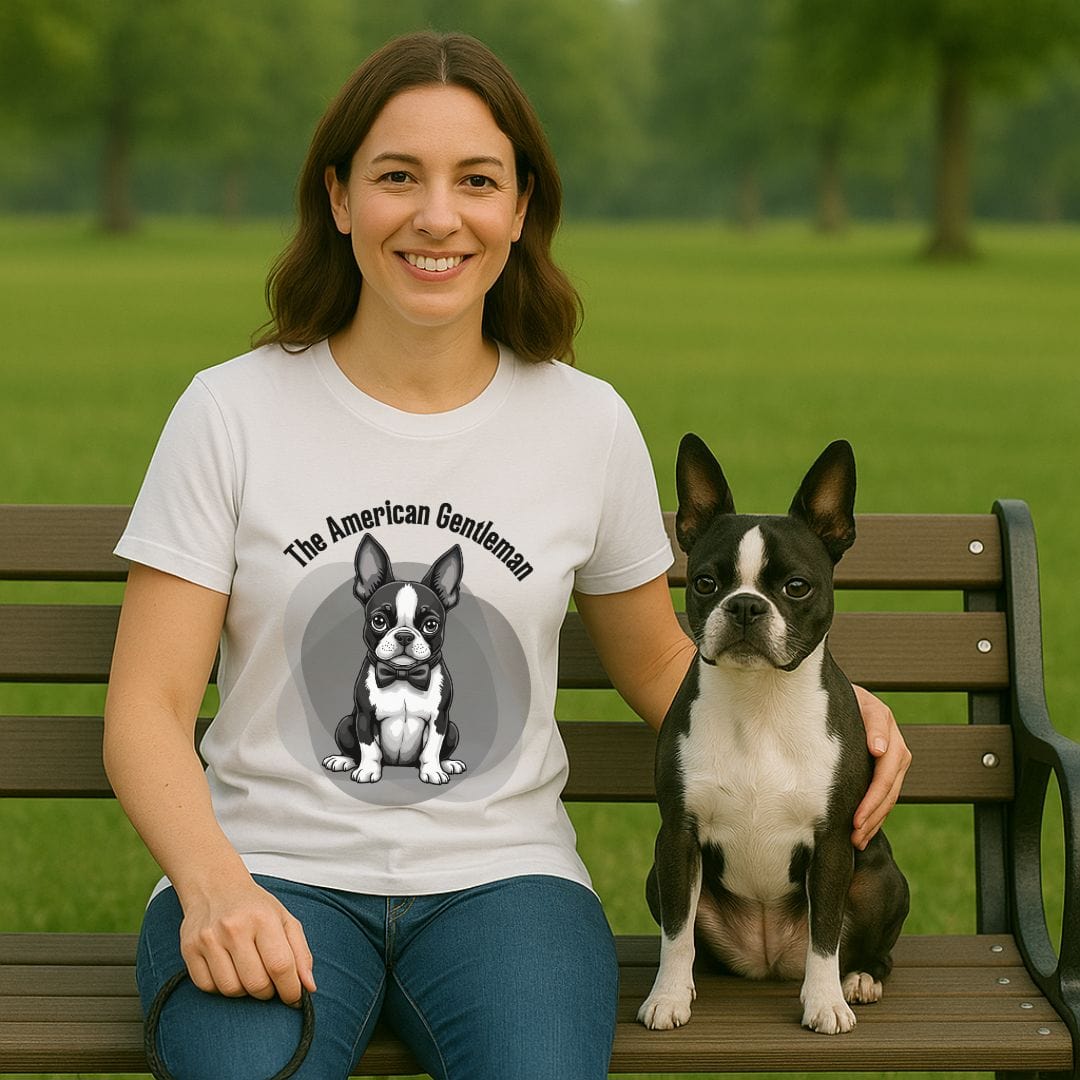 American Gentleman Boston Terrier T-Shirt