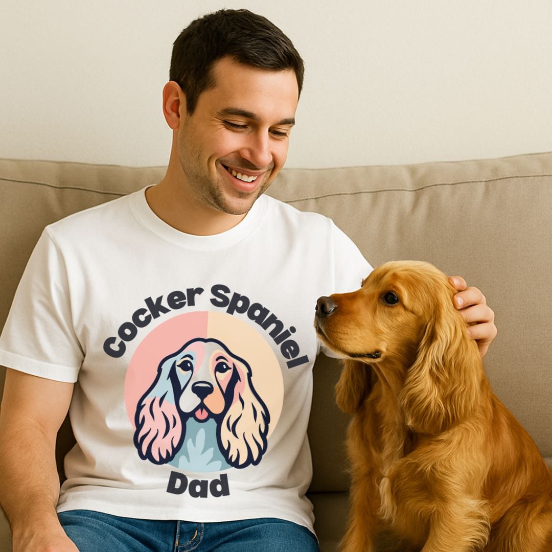 Cocker Spaniel Dad T-Shirt
