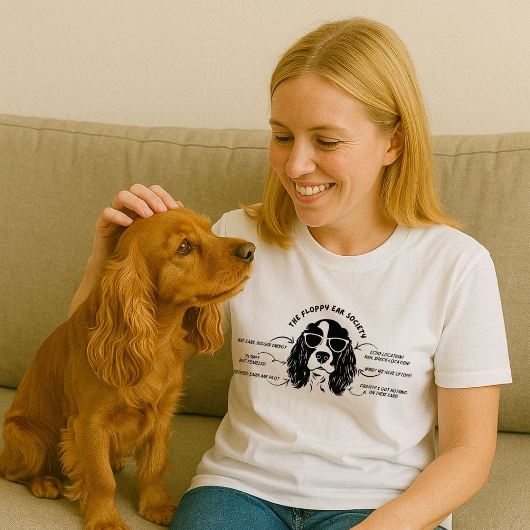 Floppy Ear Spaniel Society T-Shirt