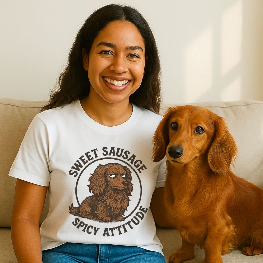 Spicy Dachshund (Long haired) T-Shirt