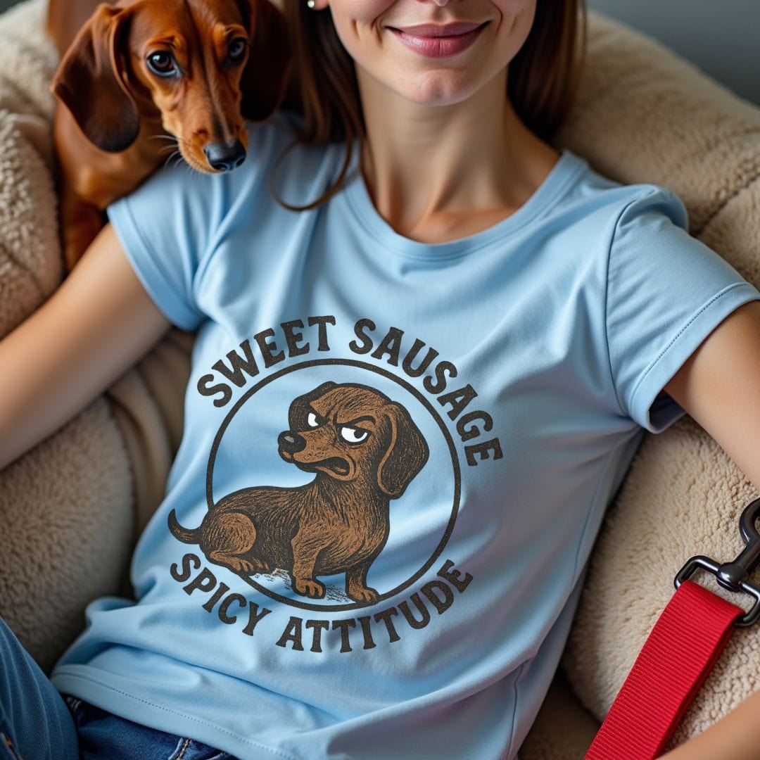 Dachshund Attitude (Short haired) T-Shirt
