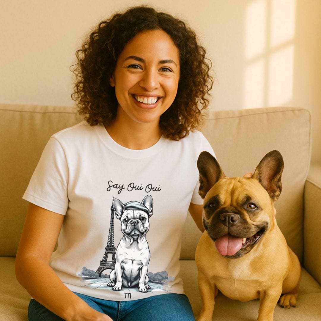 Oui Oui French Bulldog T-Shirt