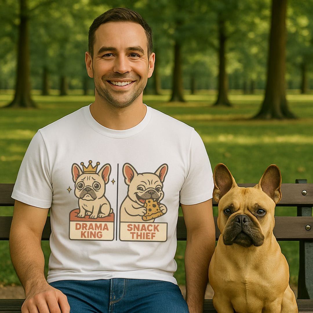 Frenchie Drama King T-Shirt