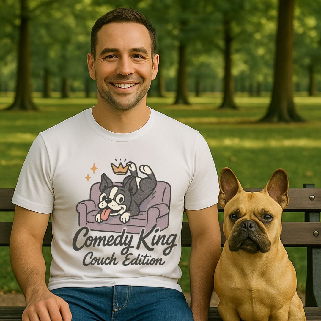 Frenchie Comedy King T-Shirt