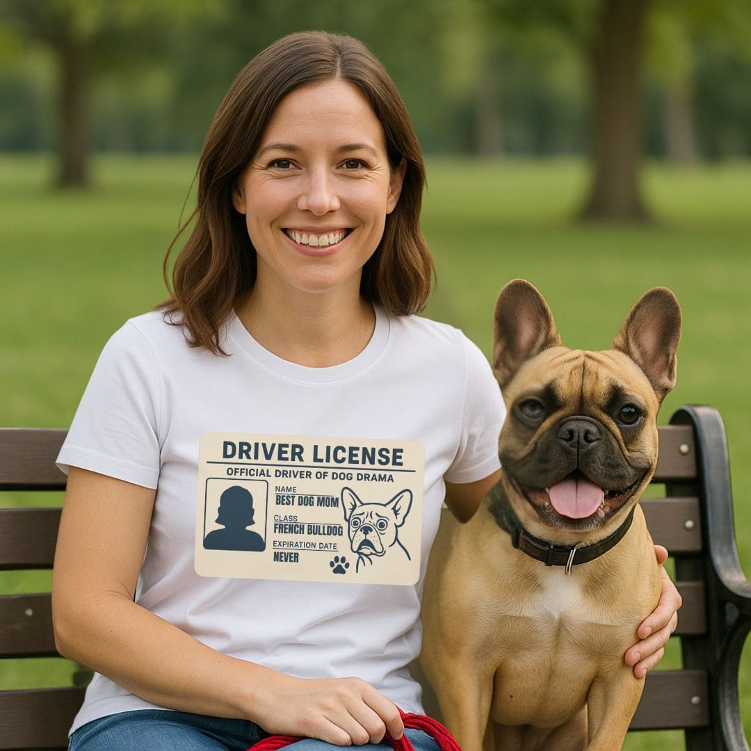 Frenchie License T-Shirt