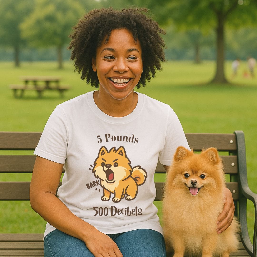 Pomeranian Decibels T-Shirt