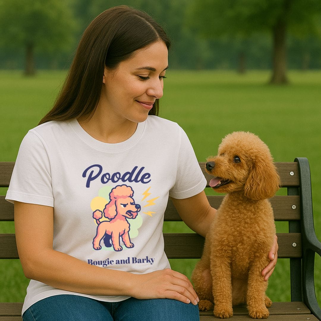 Barky Poodle T-Shirt