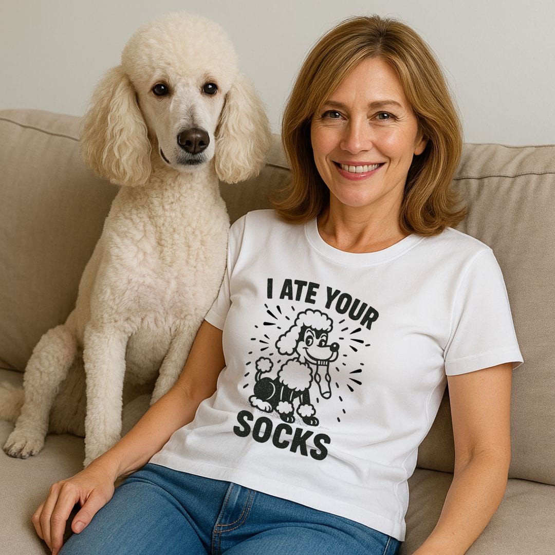 Poodle Ate Socks T-Shirt