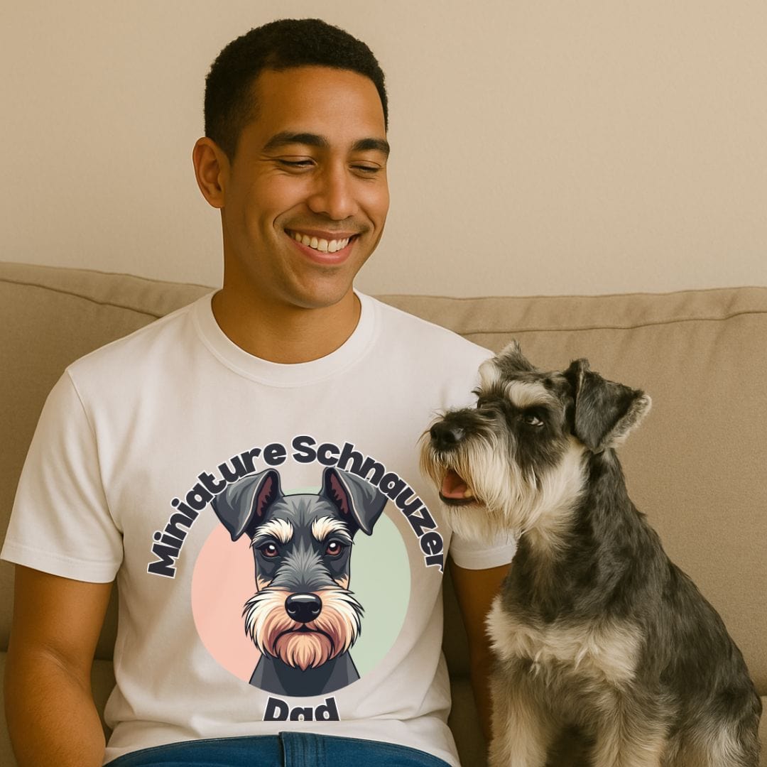 Schnauzer Dad T-Shirt