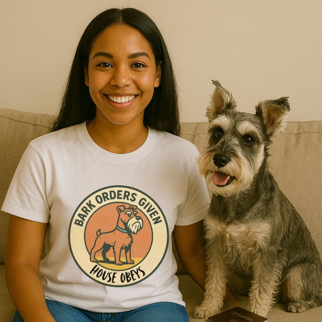 Schnauzer Bark Orders T-Shirt