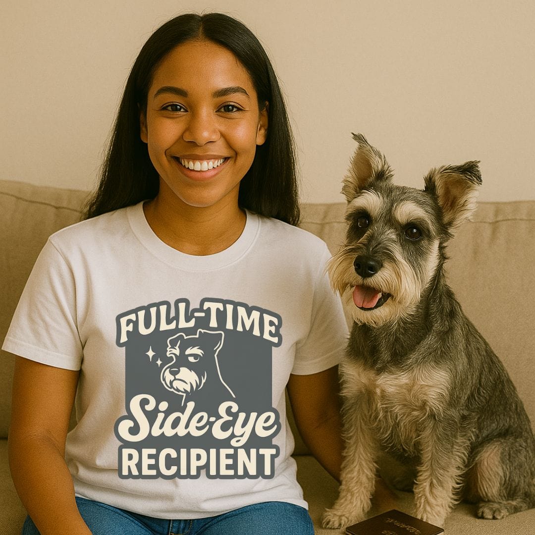 Schnauzer Side Eye T-Shirt