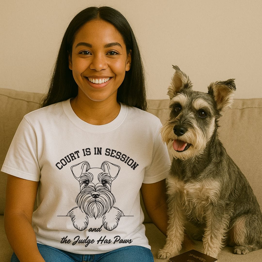 Court Is In Session Schnauzer T-Shirt