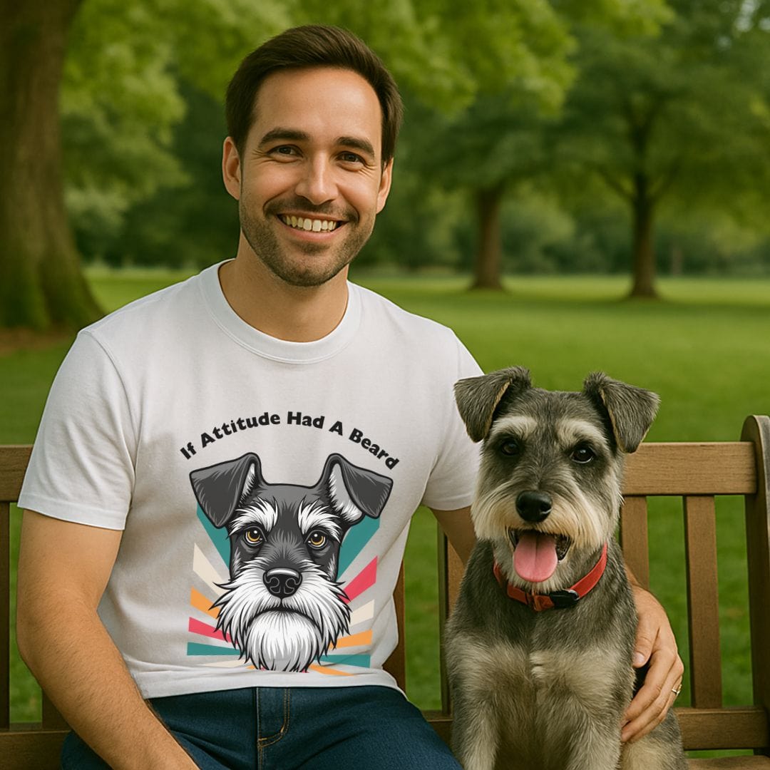 If Attitude Had A Beard Schnauzer T-Shirt
