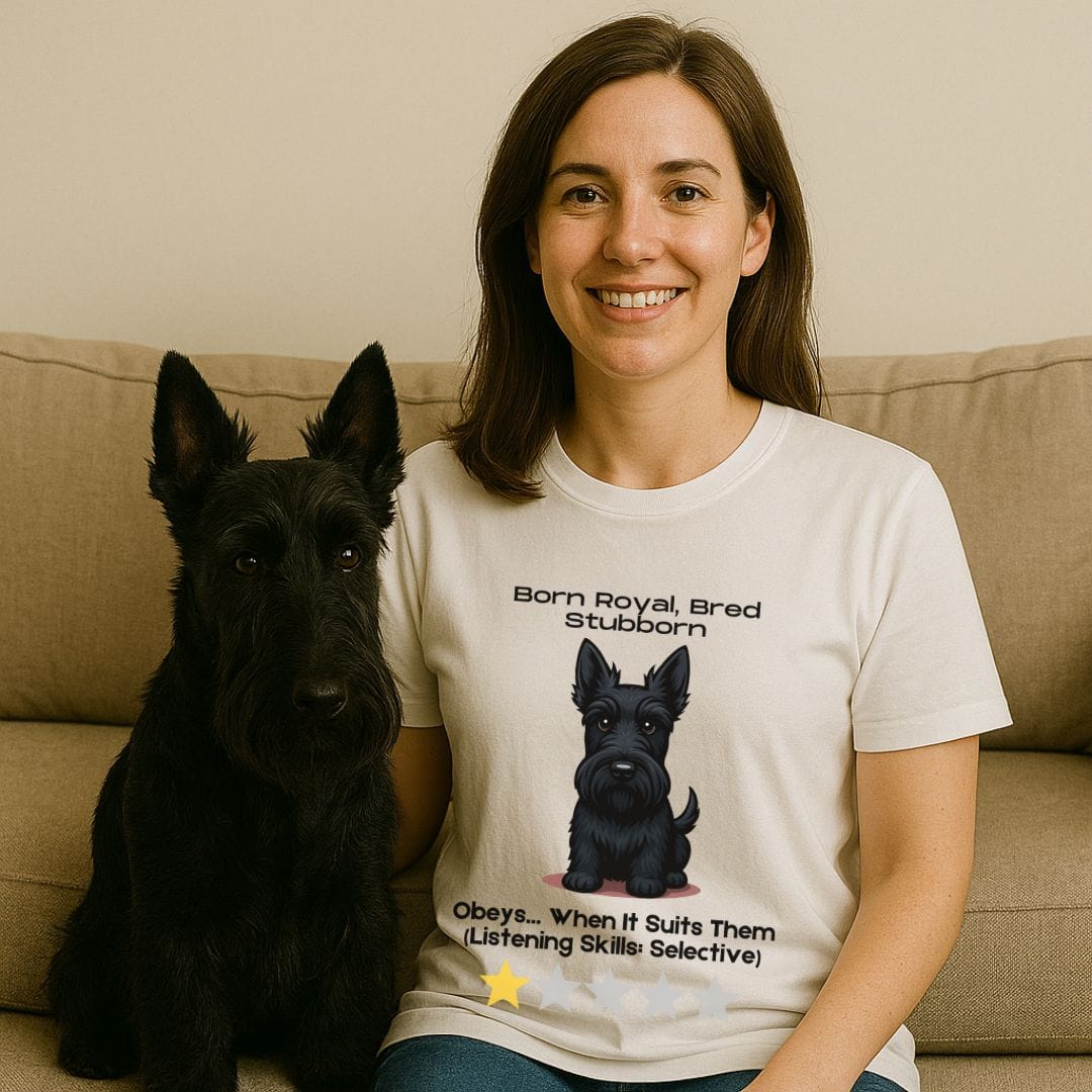 One Star Scottish Terrier Review T-Shirt
