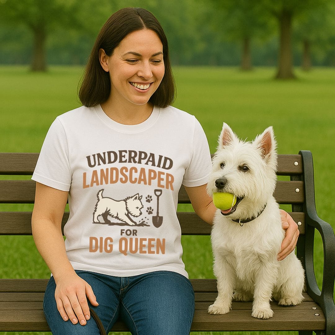 Westie Dig Queen T-Shirt
