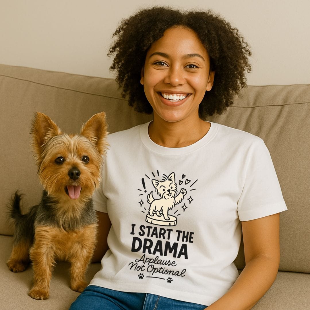 Yorkie Drama T-Shirt