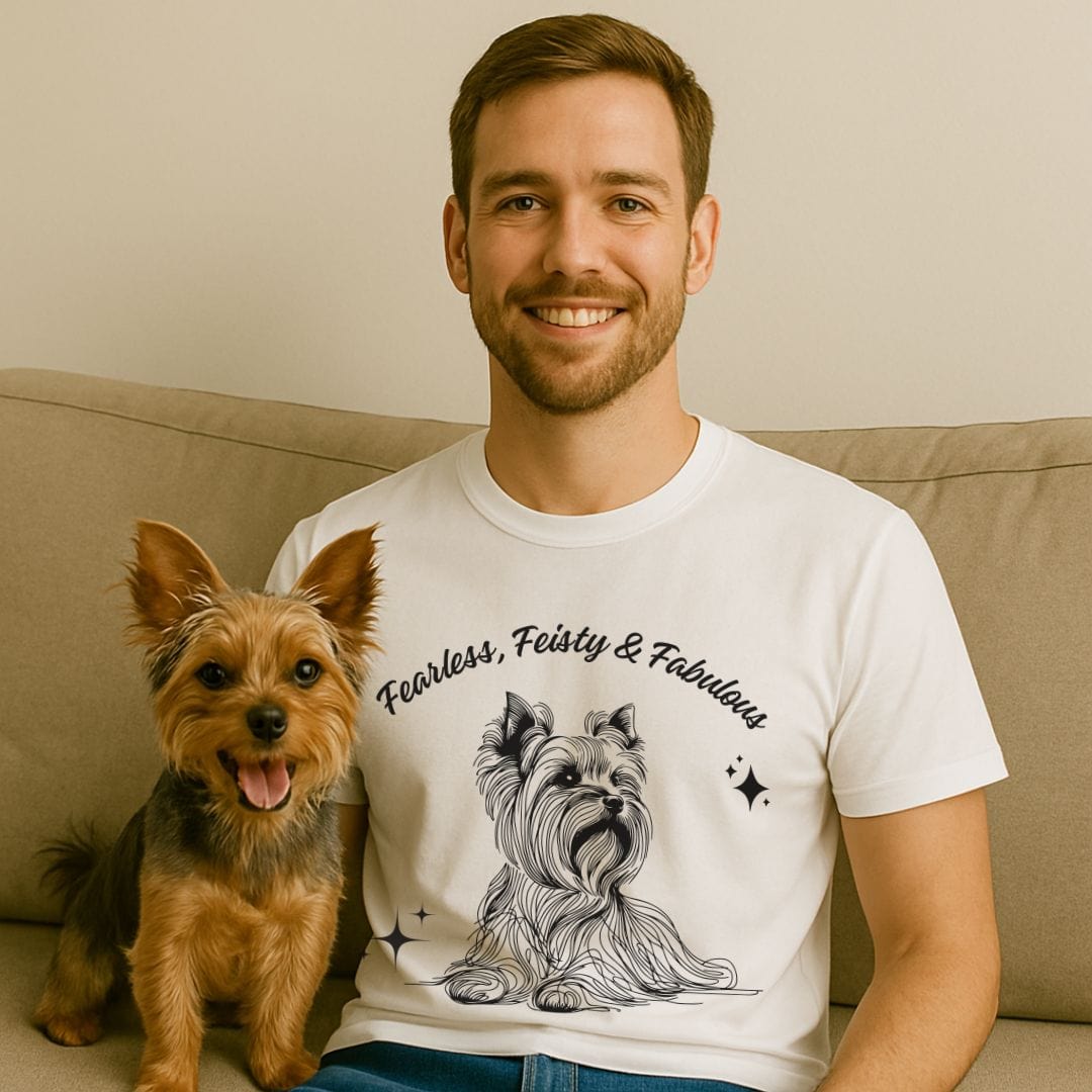 Fearless, Feisty & Fabulous Yorkie T-Shirt