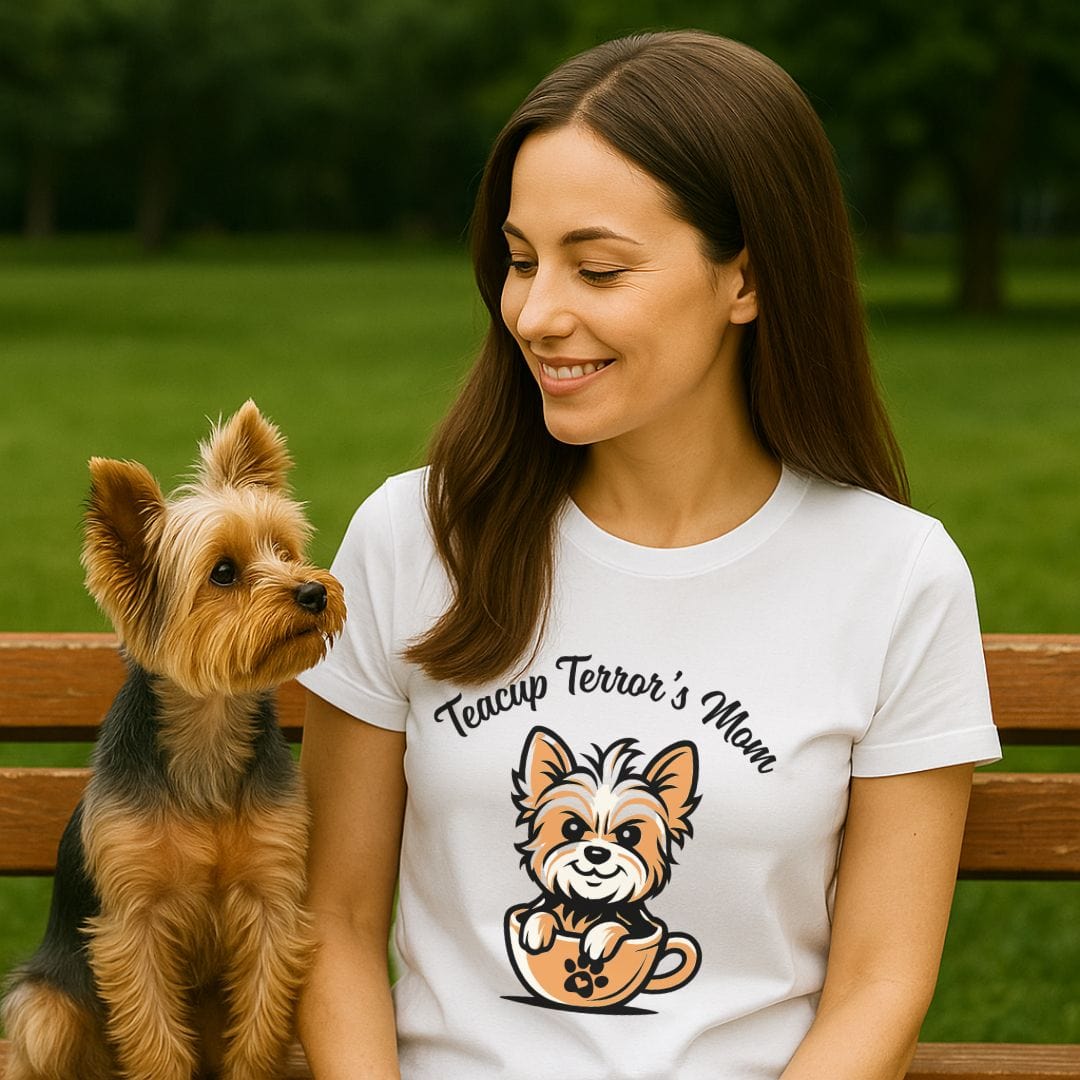 Teacup Terror Mom T-Shirt